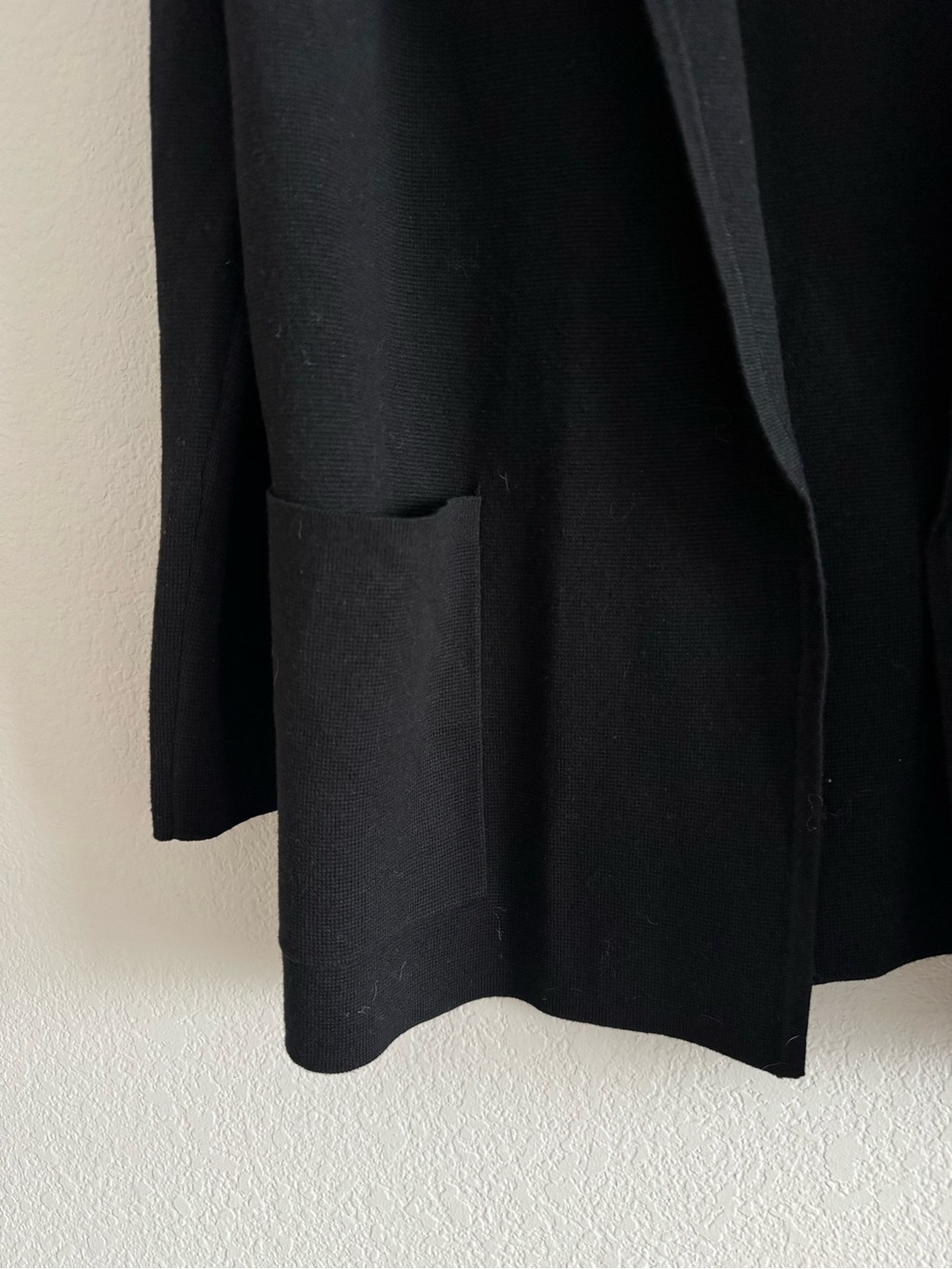 J. CREW Women's Sophie Blazer Sweater Cardigan Black Sz XS EUC Closet Staple - Picture 3 of 6